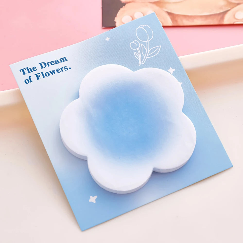 1 Piece  Adhesive Cute Kawaii Notes Notepad Memo Pad Office School Supplies Stationery Sticker
